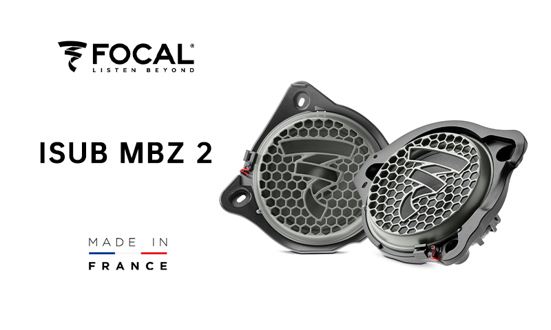 法国原装进口劲浪(FOCAL)奔驰专车专用扬声器无损安装系列ISUB MBZ 2超低音喇叭