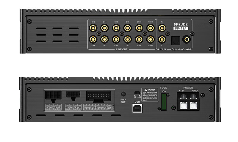 德国FREUDE弗莱德汽车音响DSP功放系列弗莱德FP-12A 12路DSP功放